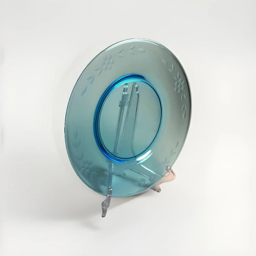 Fostoria Pioneer Electric Blue 7.25
